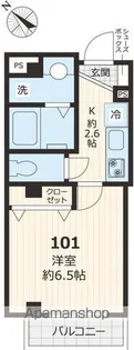 ソラーナ【101号室号室】の間取り