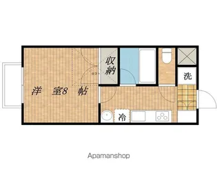 コートルミエール【103号室】の間取り