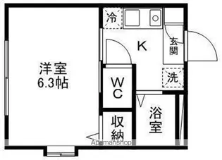 ドリームハイツ【101号室】の間取り