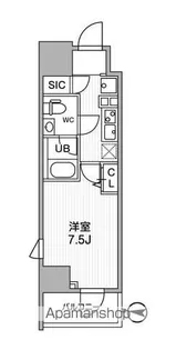 ALTERNA亀戸【9階】の間取り