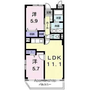 ANNEXーⅡ【1階】の間取り