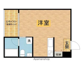 ガーデンズフラット【3階】の間取り