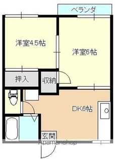 BACE【202号室】の間取り