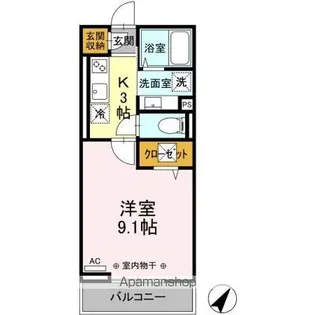 プランタン【1階】の間取り