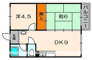 沢村ハイツ【2階】の間取り