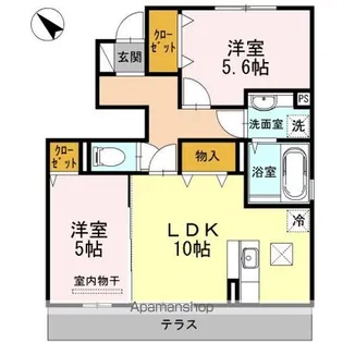 FERIO【1階】の間取り