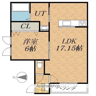 ヴェール【1階】の間取り