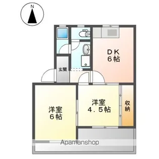 ガーデンヴィラTY【1階】の間取り