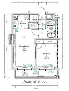 ヴァレッシア曳舟アンベリール【5階】の間取り