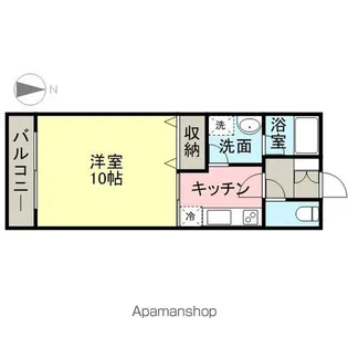 グランデージ【202号室】の間取り