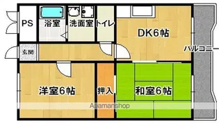 スカイハイム大喜【2階】の間取り