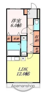 サン・フォレストB【303号室】の間取り