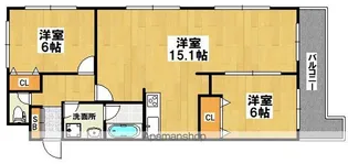 レスタ・ミ・コンフォーレ【3階】の間取り