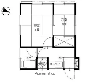 菅野荘【201号室号室】の間取り