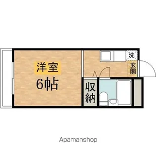 シャトーエース【3階】の間取り