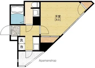 オリザ肥後橋【6階】の間取り