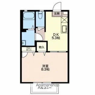 ディアス ヒロ【2階】の間取り