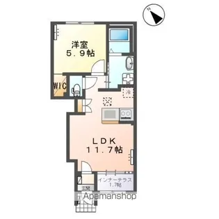 フォレストサイド【1階】の間取り