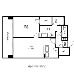 willDo中洲【5階】の間取り