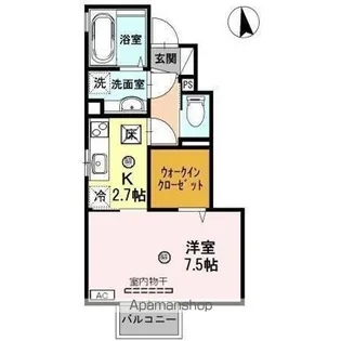 DーROOMアン【1階】の間取り