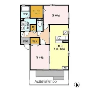 グランブランシェ【1階】の間取り