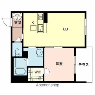 シャーメゾン泉佐野【105号室】の間取り