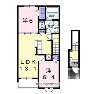 ティエラ【2階】の間取り