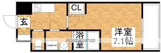 アーバンフラッツ新大阪Ⅰ【9階】の間取り