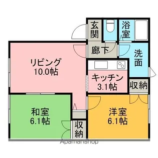 ハイセレールつばき【2階】の間取り