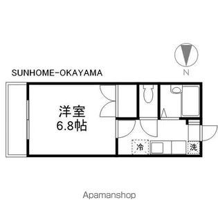 メゾンフェスタ【2階】の間取り