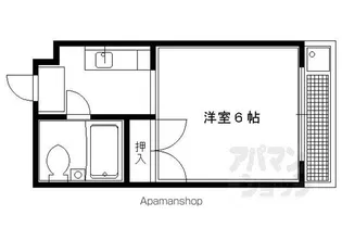 COMFYCOURT京都洛北【510号室】の間取り