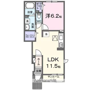 ヴィオラ Ⅰ【1階】の間取り