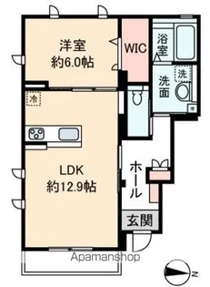 アコルデ【101号室】の間取り
