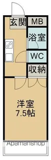 ケイオーハイツ【2階】の間取り