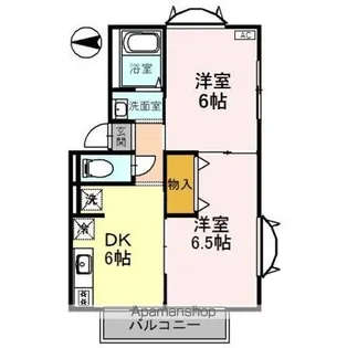 リバティ第一【2階】の間取り