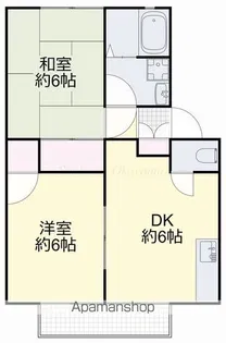 ヴィラ・ウィンディアC【1階】の間取り