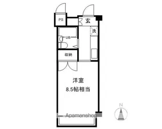 メゾン栗田【312号室】の間取り