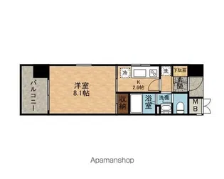 コンソラーレ本厚木【6階】の間取り