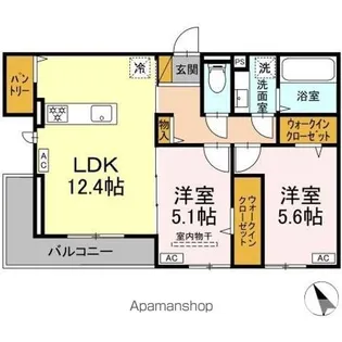 YAMAJU【3階】の間取り