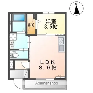 NEOHEIM(ネオハイム)【1階】の間取り