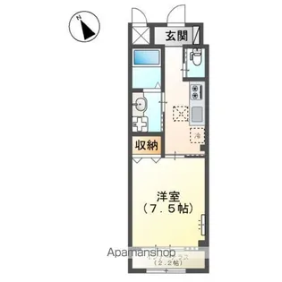 ユウアイグランデ荒川沖【1階】の間取り