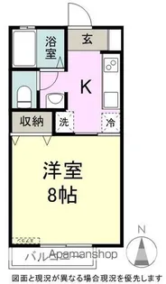 ベリエ・太田【103号室】の間取り