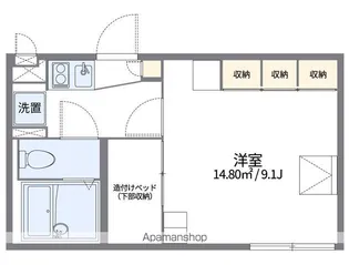 レオパレスラーナ【1階】の間取り