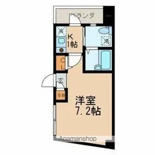 リード東中野【5階】の間取り