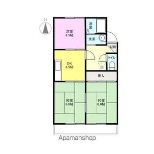 さくらハイツ【205号室】の間取り