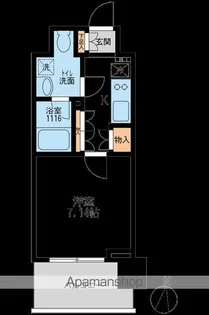 アーデン清澄白河【2階】の間取り