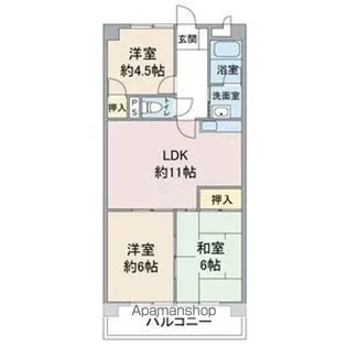 アメニティ メイセイ【1階】の間取り