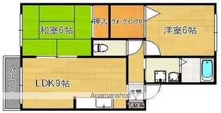 セジュールエスタシオン【B101号室】の間取り