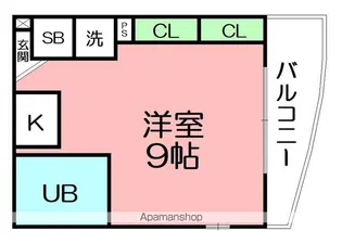 テニメントヒル【2階】の間取り