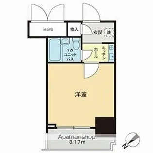 ライオンズマンション保土ヶ谷第6【401号室】の間取り